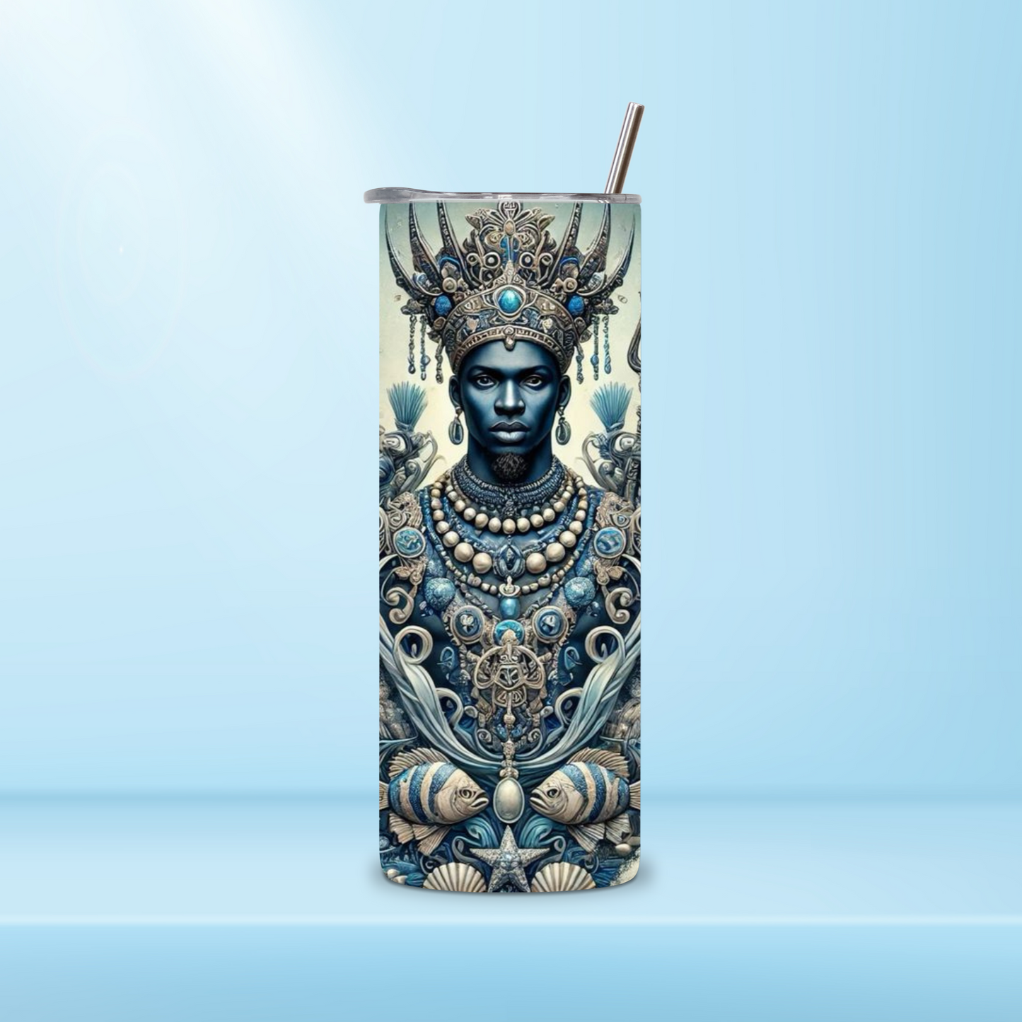 20 oz tumbler Orisha Olokun