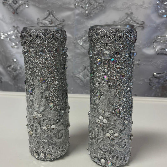 Handmade Candle for Orisha Obbatala/ Velas echas a mano para Orisha Obbatala